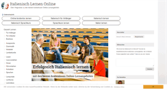 Desktop Screenshot of italienisch-lernen-online.de